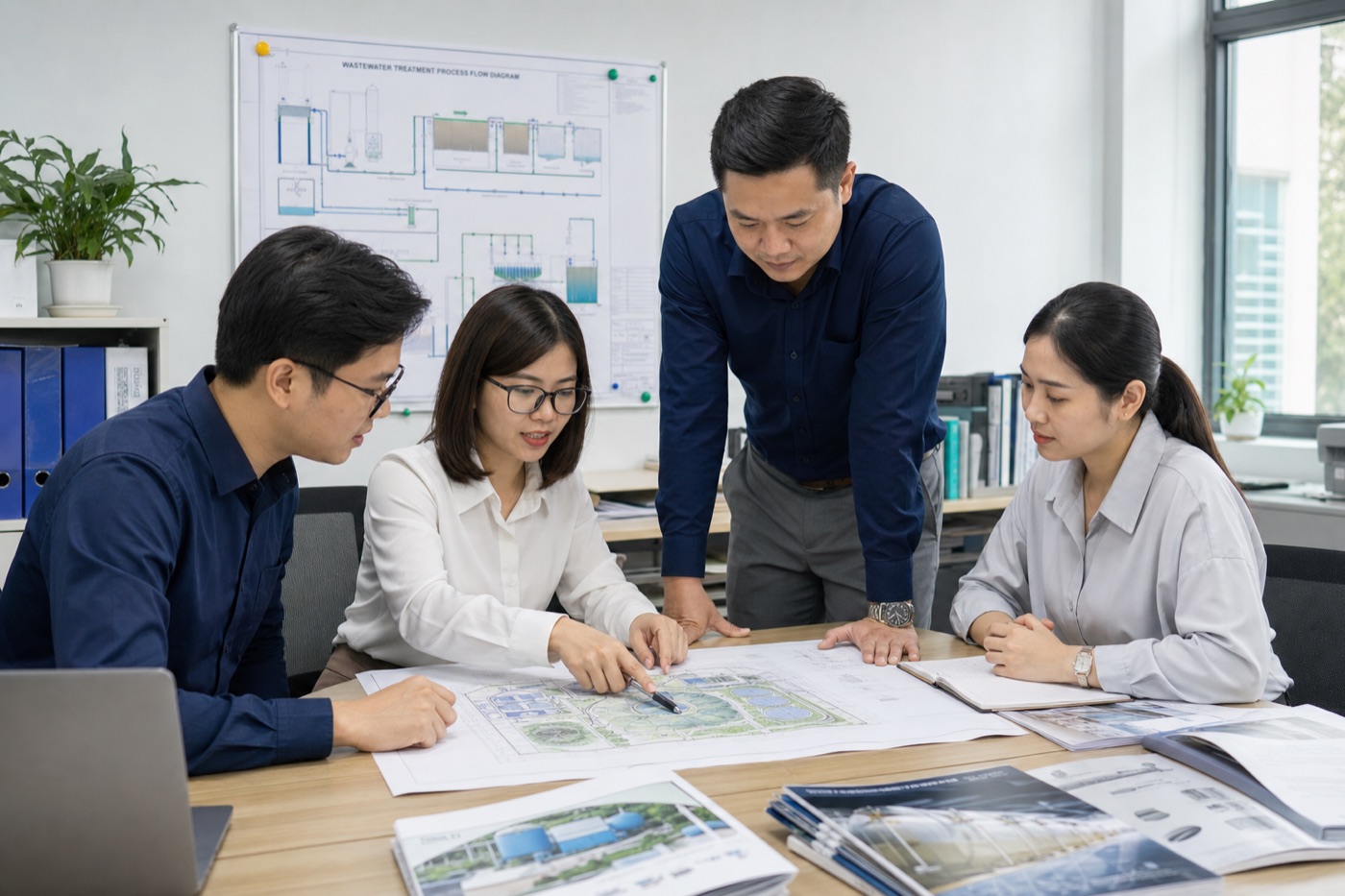 Hình ảnh minh họa công việc thiết kế tại văn phòng